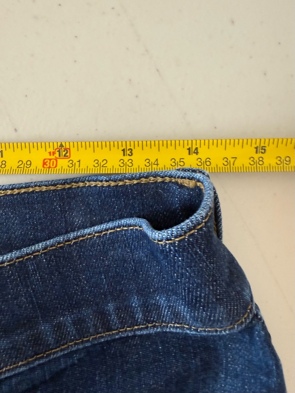 J.Crew Premium Edition Full-Length Sailor Wide-Leg Jeans Dark Wash Size 27 - Picture 11 of 13